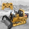 WZRYBHSD Bulldozer RC, Pelle Télécommandée,Chargeur Frontal Sur Chenilles,Véhicules De Construction,Tracteur Jouet Avec Émett