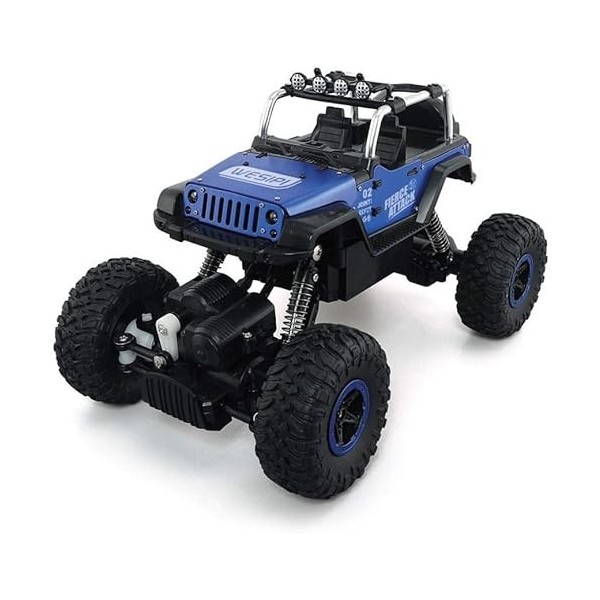 GLOYER 1/18 Modèle de Simulation Voiture télécommandée 2.4 Électrique RC Trcuk 4WD Véhicule Tout-Terrain RC avec éclairé Bigf