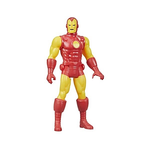 Hasbro Marvel Legends, figurine de collection Retro 375 Iron Man de 9,5 cm