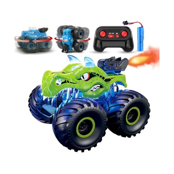 Ltteaoy Voitures télécommandées muteables Monster Truck pour enfant