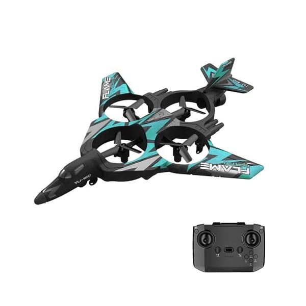 Avion Télécommandé Avec Lumières LED - 2.4Ghz, étanche - Pour Débutants Adultes Et Extérieur