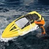 WZRYBHSD 2.4GHz Télécommande Bateau Piscine Jouet Mini RC Bateau pour Piscines Et Lacs Simulation Modèle De Bateau pour Enfan