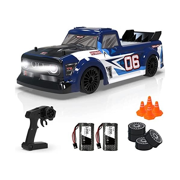 RACENT Voiture télécommandée pour enfants 1/14 grande vitesse RC 2,4 GHz Jouet cadeau pour garçons et filles vert 