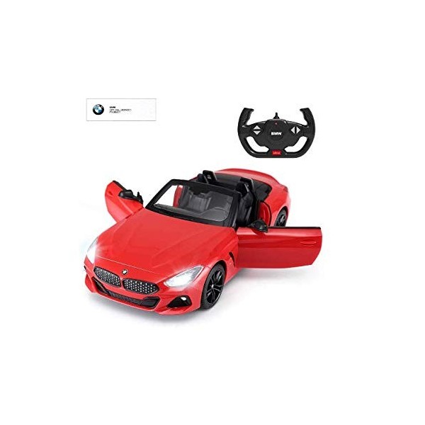 RASTAR BMW Voitures télécommandées 1/14 RC BMW Z4 Roadster Convertible BMW – Rouge/2,4 GHz, cadeaux pour enfants garçons