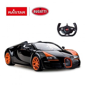 RASTAR RC Bugatti Veyron 16.4 Grand Sport Vitesse Voiture de course télécommandée Échelle 1:14 Jouet pour enfants