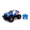 Jada Toys 253228001 Marvel RC Captain America Attack Voiture télécommandée avec Turbo USB Charge 3,6 m/s Distance de contrôle