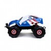 Jada Toys 253228001 Marvel RC Captain America Attack Voiture télécommandée avec Turbo USB Charge 3,6 m/s Distance de contrôle