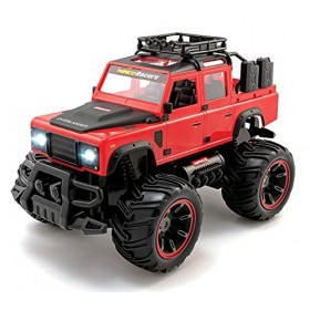 NincoRacers - Overlander. Fonctionne avec Piles. Voiture Monster Truck télécommandée. Échelle 1/14 avec lumières. + 6 Ans NH