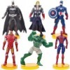 OBLRXM Figurine Avengers, Avengers Endgame Titan Hero Series Lot de 6 Figurines, Hulk, Iron Man, Captain America,Thor, Spider
