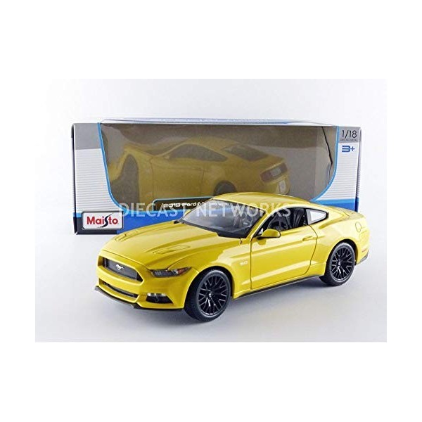 Maisto - 31197Y - Ford Mustang GT - 2015 - Echelle 1/18 - Jaune