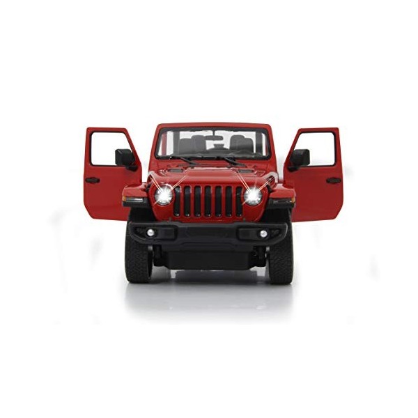 JAMARA- Jeep Wrangler JL 1:14 2,4 GHz Porte Manuelle – sous Licence Officielle, jusquà 1 Heure dautonomie, Environ 11 km/h 