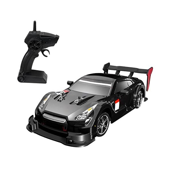 Goolsky RC Drift Car 1/16 RC Car 2.4GHz 4WD 40km/h RC Race Car High Speed Kids Gift RTR Noir