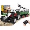 Tracteur Enfant RC Tracteur Jouet Tracteur Telecommandé Enfant Télécommandée Véhicule 2.4 GHz 1:24 Jouet Camion pour Enfants 