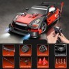 Goolsky RC Drift Car 1/16 RC Car 2.4GHz 4WD 40km/h RC Race Car High Speed Kids Gift RTR Rouge