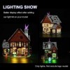 cooldac Kit de lumières LED pour Lego 21341 Disney Hocus Pocus : The Sanderson Sisters Cottage, télécommande USB, kit de lum