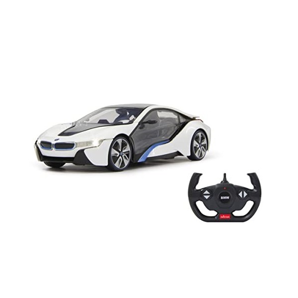 Jamara - 404490 - Maquette - Voiture - Bmw I8 Echelle 1:14 Weiß 40 Mhz