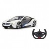 Jamara - 404490 - Maquette - Voiture - Bmw I8 Echelle 1:14 Weiß 40 Mhz