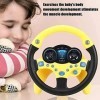 Jouet volant, jouet de voiture de copilote avec musique et lumière enfant enfants Drive Learning Learning cadeau musical déd