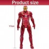 OBLRXM Iron-Man Figure, Anime Action Figure, A-vengers Titan Hero Series Collectible, Iron-Man Figurine daction, Modèle Stat