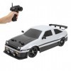 Hiraith RC Drift Car, 1:16 Télécommande Voiture 500mah et Blanc 1:16 4 Roues Motrices 2.4Ghz pour Cadeau