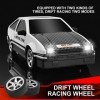 Goolsky Voiture Télécommandée Drift, 30 KM/H 1/16 4WD 2.4G Voiture de Course à Grande Vitesse 2 Modalità avec Pneus Drift & R