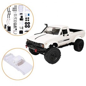 Dilwe Voiture descalade à Quatre Roues Motrices, Jouet Dassemblage de Kit de Télécommande à Grande échelle C24 1:16