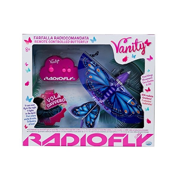 ODS 37971 Radiofly Vanity : papillon radiocommandé 4 fonctions