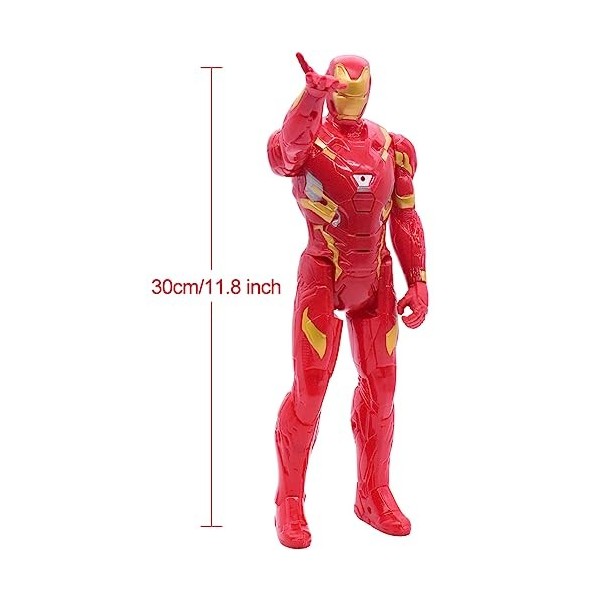 OBLRXM Figurine Iron-Man, Averagers Figurine daction Iron-Man 17 CM Figure Averagers Titan Hero Series Jouet de Collection p
