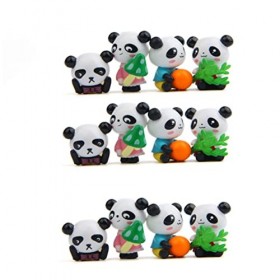 EXCEART 12 Pièces Décor Décor À La Maison Figurines Décoratives Statues De Jardin danimaux Statues danimaux Poupée Statuett