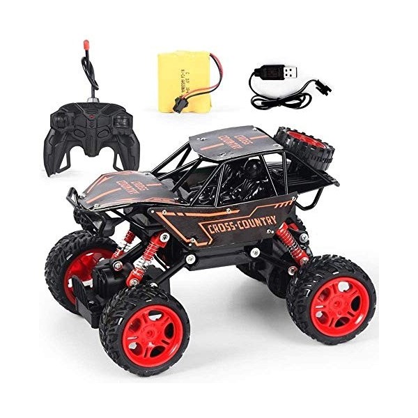 OSBELE Voiture électrique RC Rock Crawler télécommandée Voitures Jouets la Conduite radiocommandée Jouets Tout-Terrain garçon