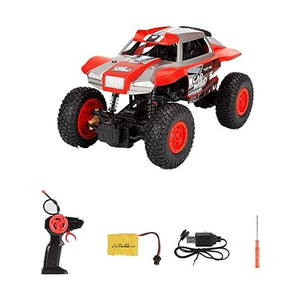 OSBELE Monster Truck télécommandé de Course, RC Rock Crawler, émetteur 1:20 2,4 G Haute Vitesse 2,4 GHz, Voiture RC Tout-Terr