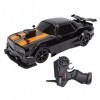 NestNiche 16A04 1/16 Rc Drift Car, Voiture De Sport De Course avec Lumières LED pour Adultes, Garçons, Filles, Enfants, Cadea