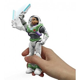 Pixar Disney Pixar Buzz l’Éclair Figurine Articulée Izzy Hawthorne avec 12 points d’articulation, mouvement de frappe à l’épé