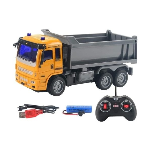 VUCICA 1:30 RC Car Bulldozer Haute Vitesse RC Tracked Monster Truck Plastique Ingénierie Voiture Télécommande Voiture 4CH - J