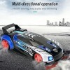 SYLYCS Voiture télécommandée pour Enfants - Voiture RC Rapide à Grande Vitesse LED Voiture de Course légère avec LED, télécom