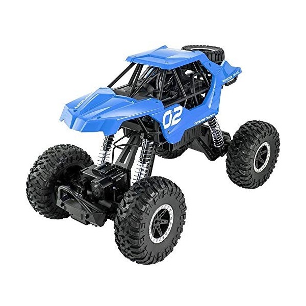 Kikioo Voiture RC Grande Taille 1/12 4WD Rock Crawlers Chariot Tout Terrain Camion 4x4 Conduite À Double Moteurs À Pied Téléc