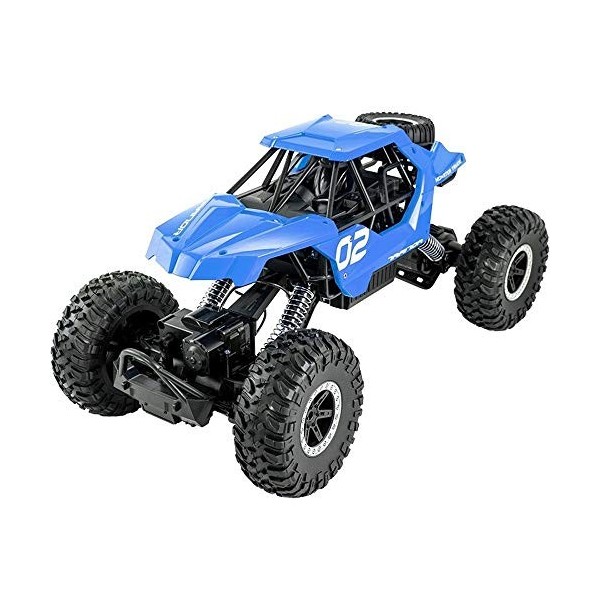 Kikioo Voiture RC Grande Taille 1/12 4WD Rock Crawlers Chariot Tout Terrain Camion 4x4 Conduite À Double Moteurs À Pied Téléc