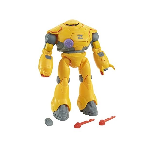 Disney Pixar Buzz l’Éclair Figurine articulée de Robot Zyclops, avec canon à main et lanceur et projectiles, à Collectionner,
