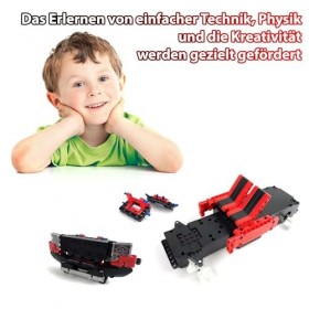 Jeu de construction RC, voiture de course télécommandée, en pièces, à monter soi-même, avec télécommande 2,4&nbsp;GHz, kit complet