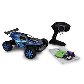 Amewi 22512 Atomic Buggy télécommandé 1:12 RTR, 2,4 GHz, jusquà 25 km/h, Hors Piste, Bleu/Noir