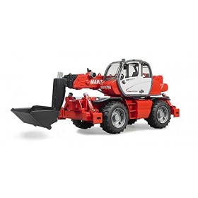 bruder 02129 - Manitou Teleskopler MRT 2150, Véhicule de chantier, chariot élévateur