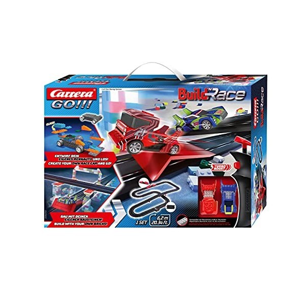 Carrera- Build n Race-Racing Set 6.2, 20062531, Multicolore