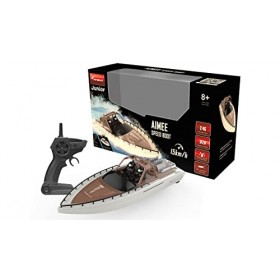 Amewi Aimee Speed Boot 26101 380 mm 15 km/h 2,4 GHz RTR Marron/Blanc crème