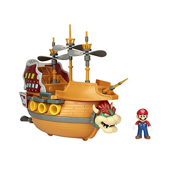 SUPER MARIO - 2.5 Deluxe Bowser Ship Playset 404294 