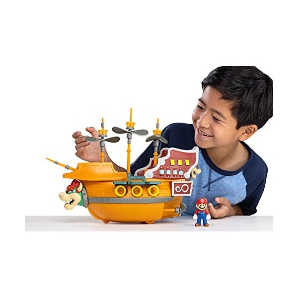 SUPER MARIO - 2.5 Deluxe Bowser Ship Playset 404294 