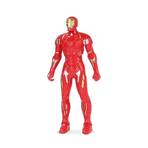 Pusuanzi Figurine daction Super-Héros, Super-Héros Articulée, Figurine Superheld avec des Boutons Eclairés, Jouet Super-Héro