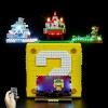 cooldac Kit déclairage pour Lego Super Mario 64 Point dinterrogation Block 71395 avec télécommande compatible avec Lego 713