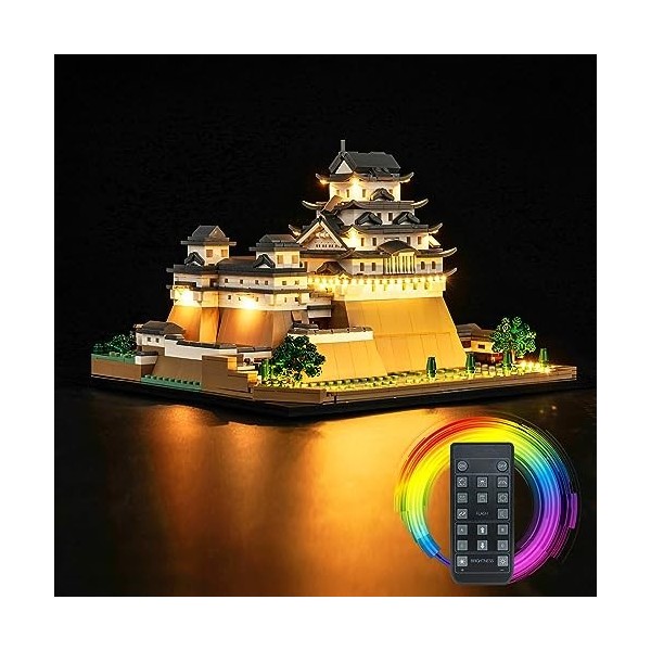 Kit déclairage LED pour Lego Himeji Castle 21060, kit déclairage LED pour Lego 21060 Architecture Himeji Castle Set – Modèl