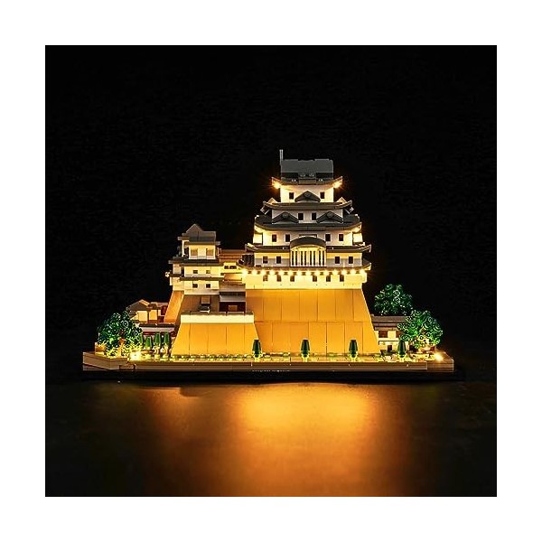 Kit déclairage LED pour Lego Himeji Castle 21060, kit déclairage LED pour Lego 21060 Architecture Himeji Castle Set – Modèl