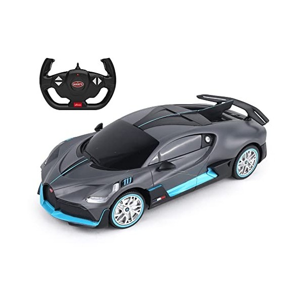 TURBO CHALLENGE - Bugatti Divo - RC Prestige - 095614 - Voiture Télécommandée - Noir - 1/14 - Piles Non Incluses - Plastique 